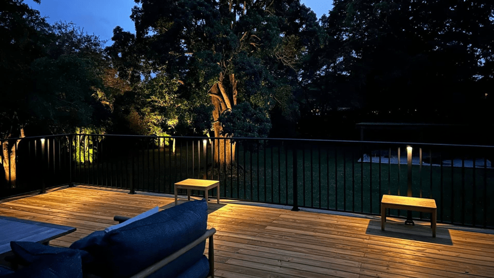 exterior deck lighting 